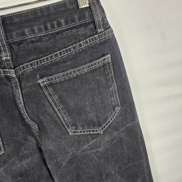 Mauv Studio Black Star Letter Graphic Cargo Jeans Size S - Picture 8 of 12